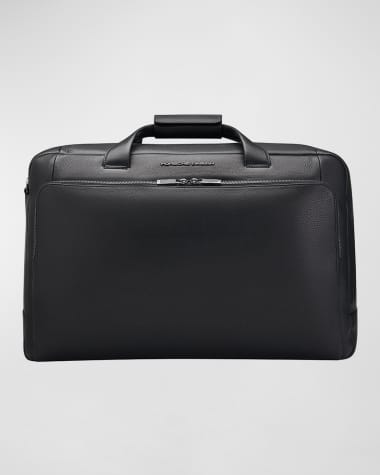 Porsche Design x Porsche Design Roadster Leather Weekender Bag