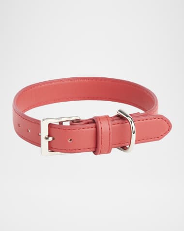 ROYCE New York Personalized Leather Small Dog Collar