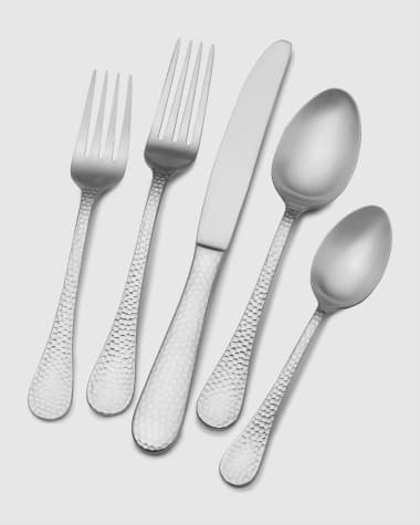 Wallace Silversmiths Satin Brooklyn 20-Piece Flatware Set