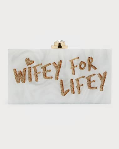Sophia Webster Cleo Wifey For Lifey Clutch Bag
