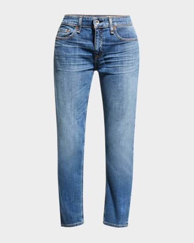 Rag & Bone Dre Low-Rise Slim Boyfriend Ankle Jeans