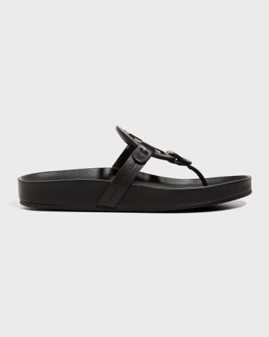 Tory Burch Miller Cloud Leather Thong Sandals