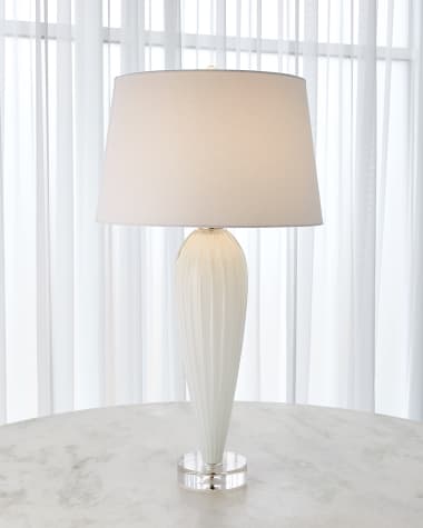Global Views Teardrop Glass Lamp