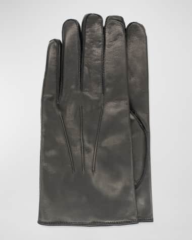 Portolano Men's Napa Leather Whipstitched Gloves