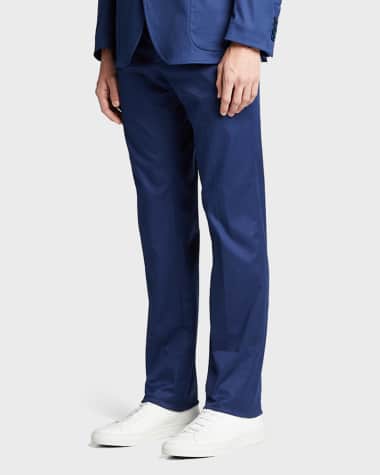 Brioni Men's Sea Island Cotton Pants
