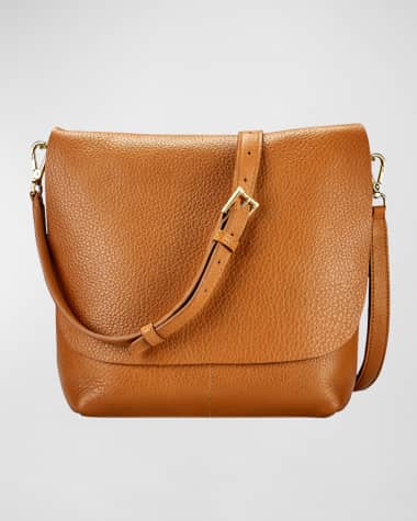 Gigi New York Andy Flap Leather Crossbody Bag