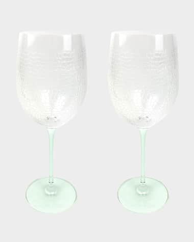 Michael Wainwright Panthera Clear Wine Glasses, Set of 2