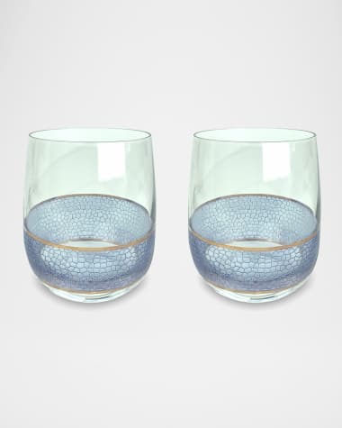 Michael Wainwright Panthera Double Old-Fashioned Glasses, Set of 2
