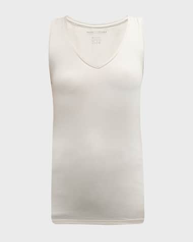 Majestic Filatures Soft-Touch V-Neck Tank