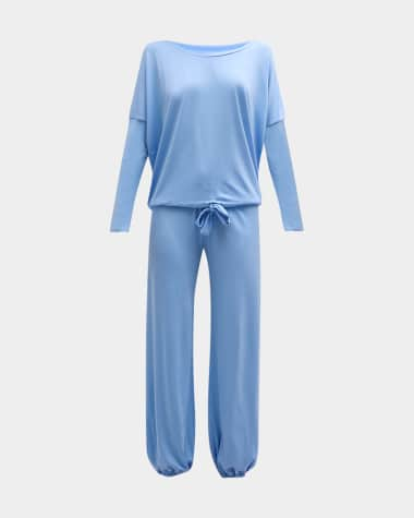 LV Pajamas/ Sleepsuit / Sleepwear Silk Set –