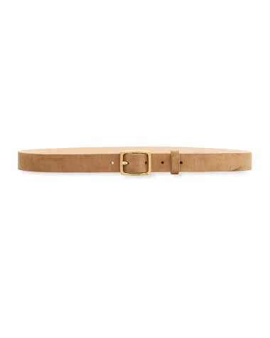 Rag & Bone Baby Boyfriend Suede Belt