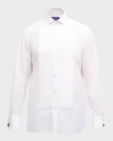 Aston Pleated Tuxedo Shirt, Standard Fit Dress Shirts, Ralph Lauren