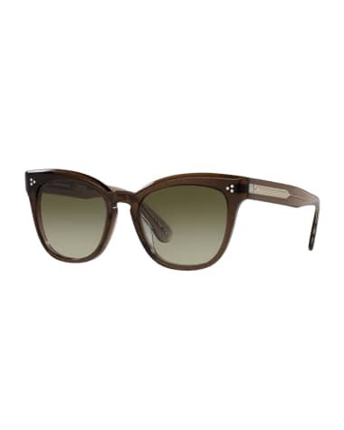 Oliver Peoples Butterfly Women's Sunglasses : Round & Aviators at Neiman  Marcus