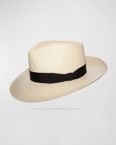 Worth & Worth by Orlando Palacios Men's Casablanca Montecristi Panama Straw Hat