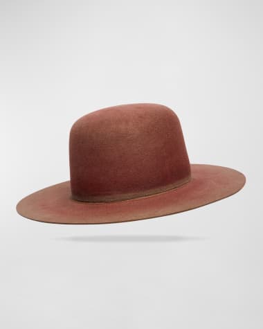 Worth & Worth by Orlando Palacios Men's Ombre Beaver Felt Fedora Hat