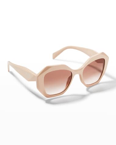 Prada Geometric Acetate Sunglasses