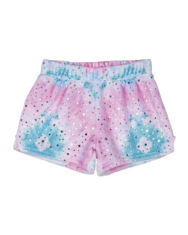 Iscream Girl's Star-Embellished Tie-Dye Shorts, Size XS-L
