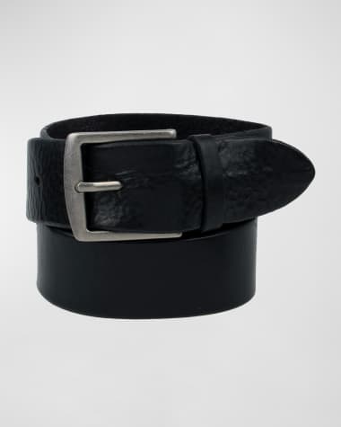 Frye Men's Flat Panel Leather Belt