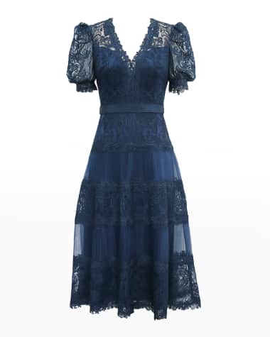 bcbg willa lace dress The Willa Dress in White Windsor Brocade 00 / White Windsor Brocade main image 1