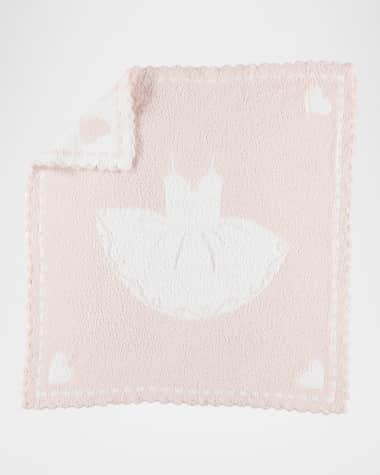 Barefoot Dreams Kid's CozyChic Scalloped Receiving Blanket