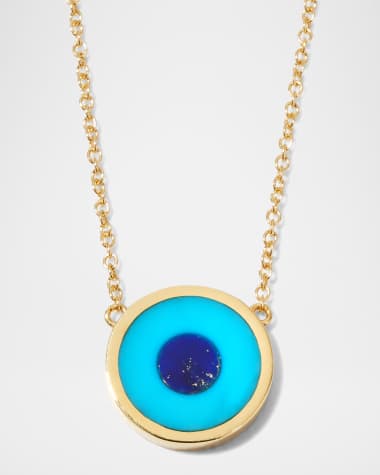 Jennifer Meyer 18k Mini Evil Eye Necklace
