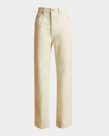 Khaite Abigail Straight-Leg Jeans