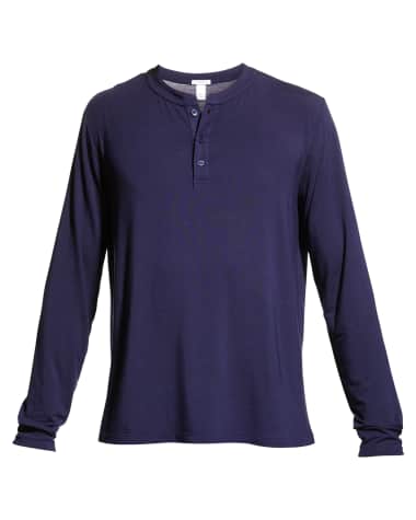 Eberjey Men's Henry Long-Sleeve Pajama Set