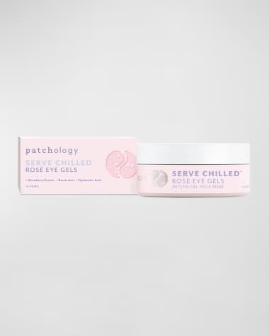 Patchology Served Chilled Rose Eye Gels, 15 Pairs