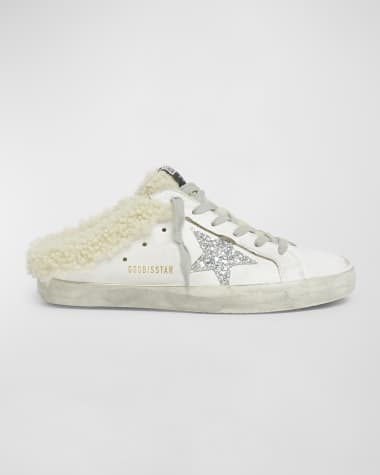 Golden Goose Superstar Sabot Shearling Slide Sneakers