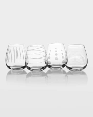 Mikasa Craft 12.5Oz Stemless Margarita Glass, Set of 4 - Bed Bath