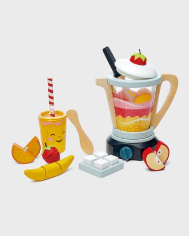 Tender Leaf Toys Kid's Mini Chef Wooden Fruit Blender Toy Kit