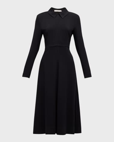 Co Long-Sleeve Midi Shirtdress