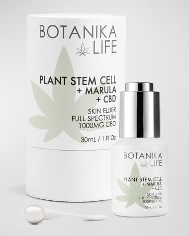 Botanika Life Plant Stem Cell + Marula + CBD Skin Elixir, 1 oz.