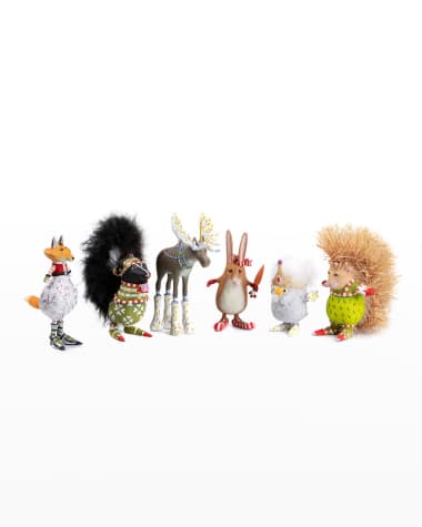 Patience Brewster Woodland Mini Ornament Set