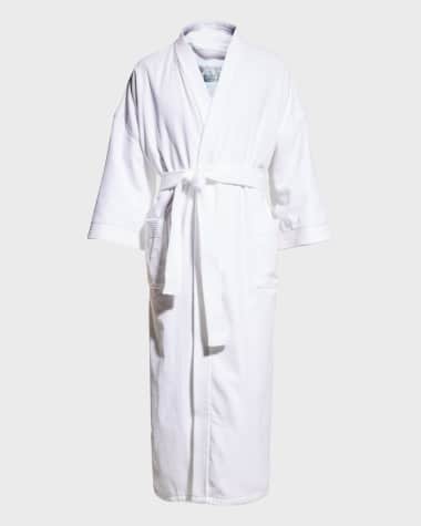 Majestic International Men's Dorchester Terry Velour Kimono Robe