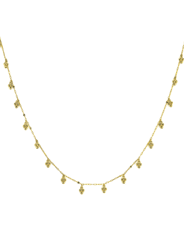 Jude Frances Petite Dancing Trio Chain Necklace