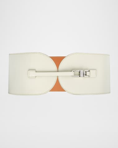 Vaincourt Paris L'Exquise Large Smooth Leather Corset