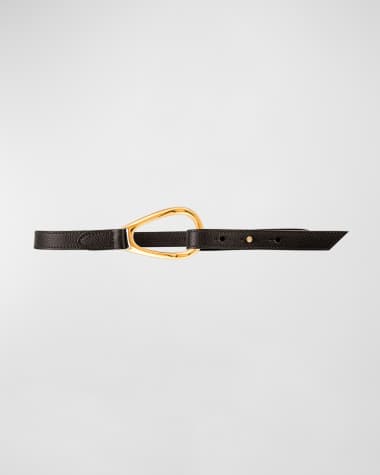 Vaincourt Paris L'Adorable Small Pebbled Leather Belt