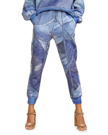 Cynthia Rowley Printed Sweatpants