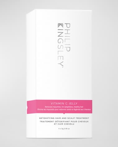 Philip Kingsley Vitamin C Jelly Brightening Treatment, 4 x 0.18 oz.