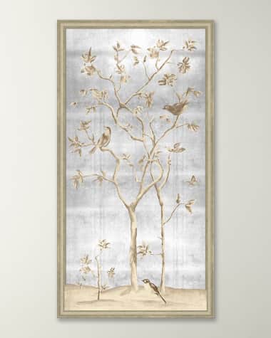 Wendover Art Group Silver Chinoiserie 1 Giclee