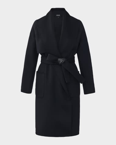 Mackage Thalia Belted Wool Coat