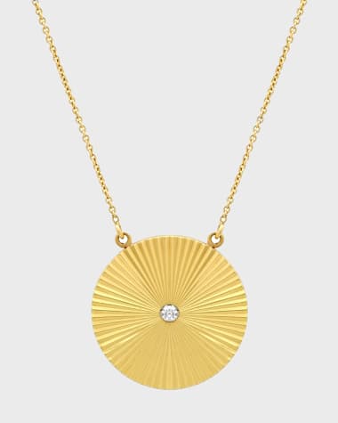Jennifer Meyer Large '70s Disc Necklace