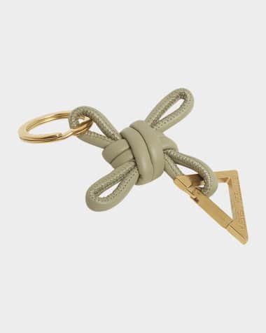 Bottega Veneta Knotted Napa Key Chain