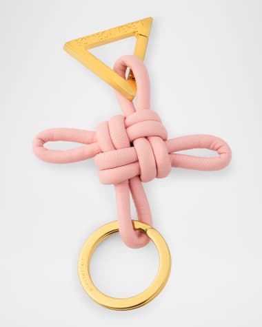 Bottega Veneta Knotted Napa Key Chain