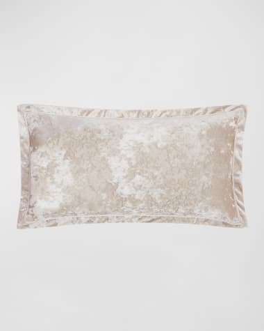 Charisma Melange Velvet Bolster Pillow
