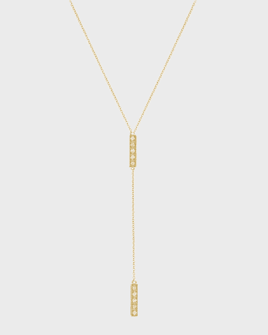 Jennifer Meyer Diamond Short Bar Lariat