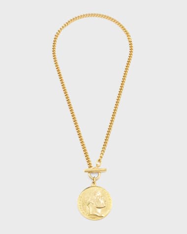 Ben-Amun Gold Coin Pendant Necklace