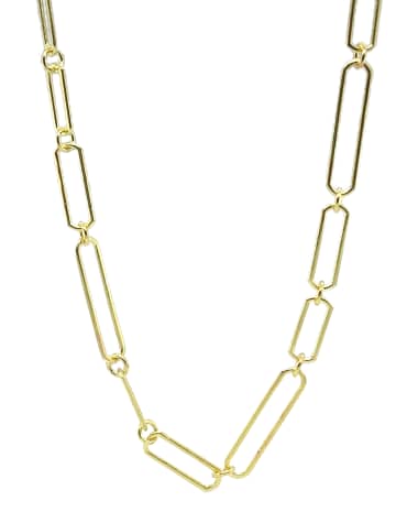 Armenta Sueno 18k Paperclip Toggle Necklace