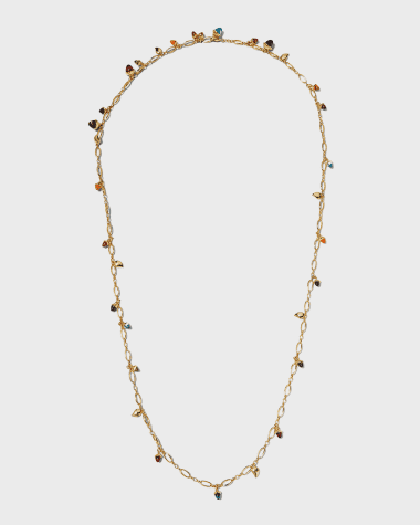 Tamara Comolli 18k Yellow Gold Mikado Candy Necklace with Gemstones